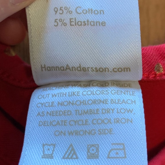 Hanna Andersson red holiday dress 4 - Picture 4 of 7